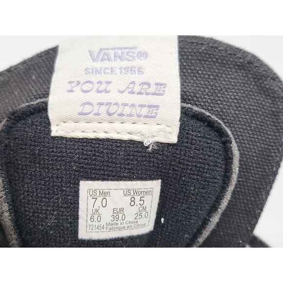Vans You Are Divine High Top Men Black Sneaker Shoes‎ Size 7 - Picture 7 of 8